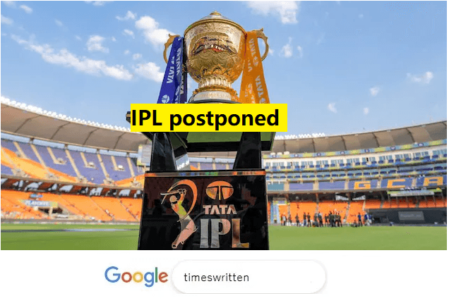 IPL postponed 2