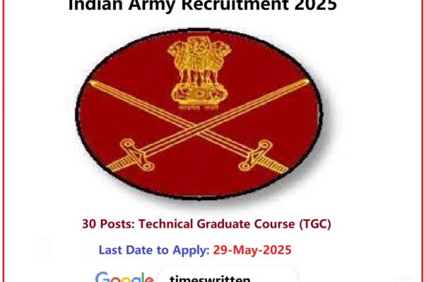 Indian Army Recruitment 2025: Apply Online for TGC Entry | Eligibility, Age Limit, Salary Indian Army Recruitment 2025 Apply Online for TGC Entry Eligibility, Age Limit, Salary