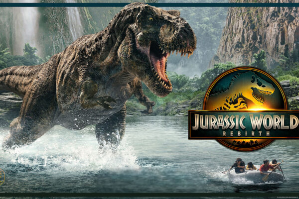 Jurassic World Rebirth Kaisa Hai? Full Movie Review Poster of Jurassic World Rebirth featuring dinosaurs and main characters